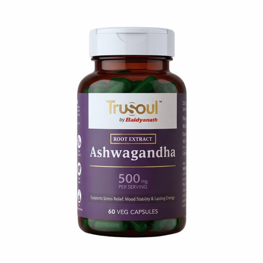 Trusoul TruHerbs Ashwagandha - 60 Veg Capsules