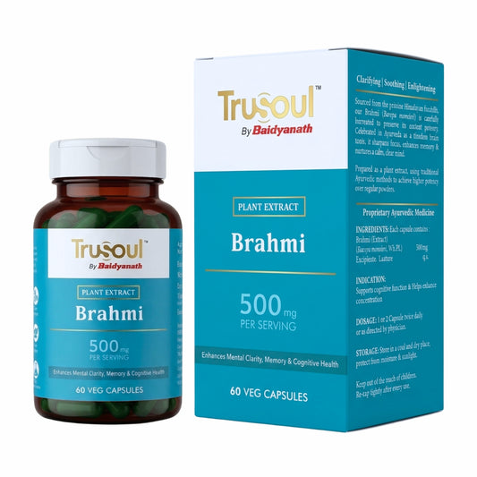 Trusoul TruHerbs Brahmi - 60 Veg Capsules