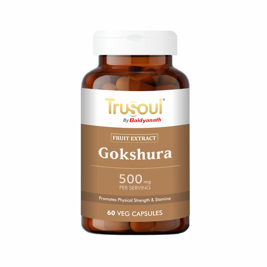 Trusoul Gokshura 500 mg capsules bottle