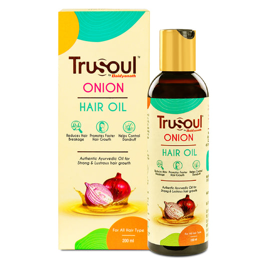 TruSoul Onion Hair Oil-200ml box and bottle