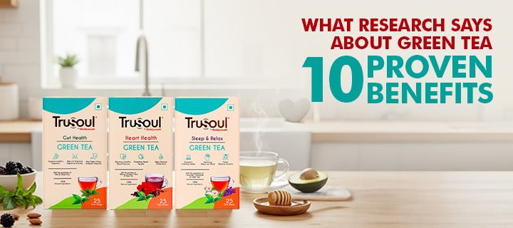 10 Proven Health Benefits of Green Tea Backed by Research – Trusoul