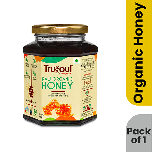 Trusoul organic honey jar pack of 1