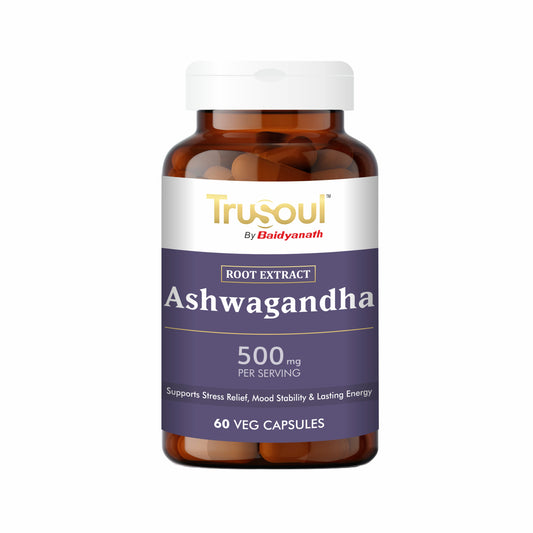 Trusoul TruHerbs Ashwagandha - 60 Veg Capsules