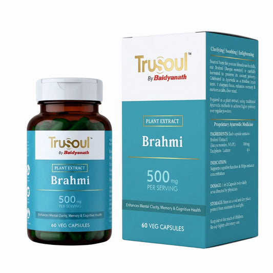 Trusoul TruHerbs Brahmi - 60 Veg Capsules