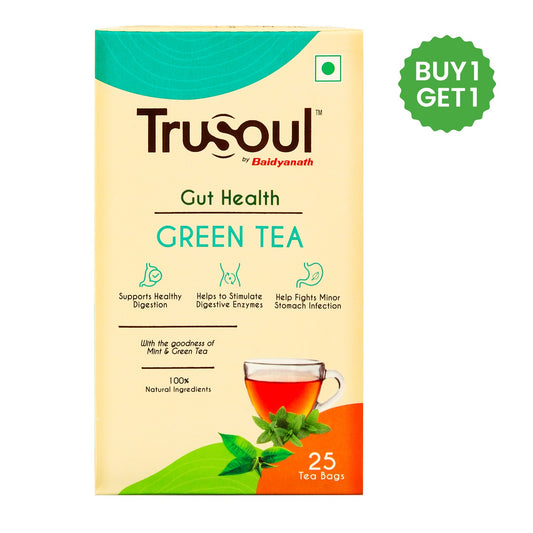 TruSoul Natural Herbal Gut Health Green Tea- 25 bags