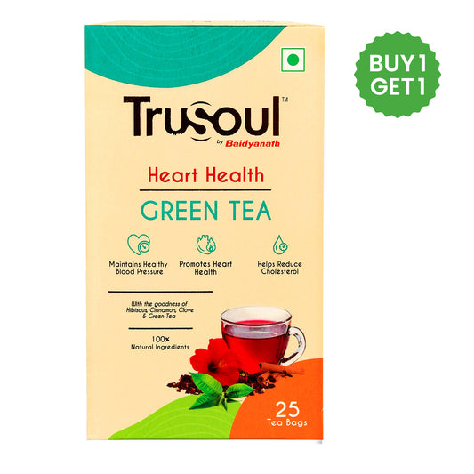 TruSoul Natural Herbal Heart and Health Green Tea -25 bags