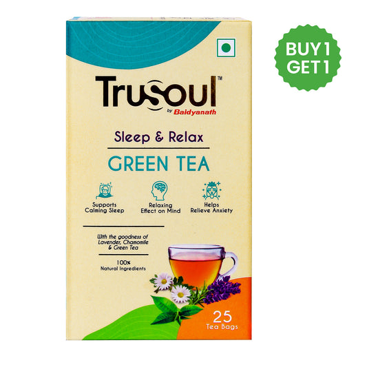 TruSoul Natural Herbal Sleep and Relax Green Tea-25 bags